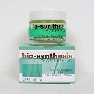 Bio-Synthesis Italy Age Defying Daily Renewal Face Skin Cream 1.7 oz NOS Wrinkle